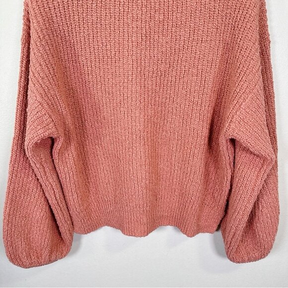 Gentle Fawn Women’s Chunky Knit Dusty Rose Sweater - Picture 16 of 16